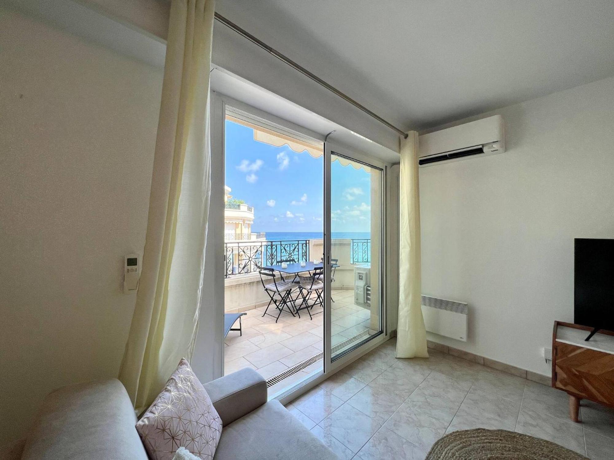 'Le Victoria Beach' Vue Mer Plein Centre, Spacieux Menton Eksteriør billede